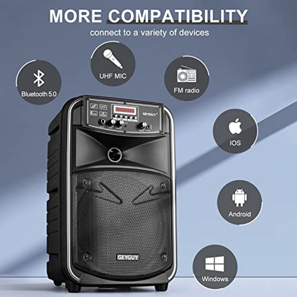 Geyguy 2 Portable Bluetooth PA System product image