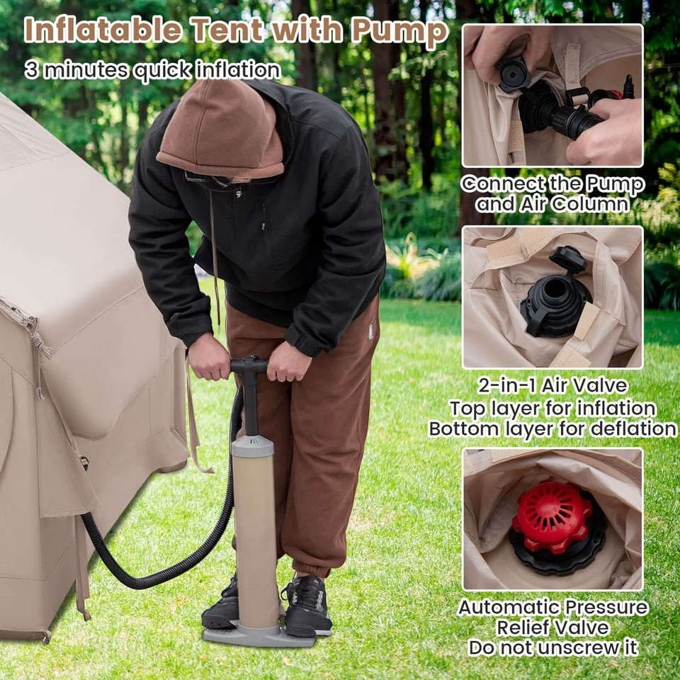 Inflatable Camping Tent with Mesh Screen  product image