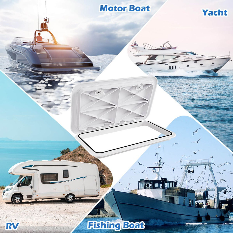 24" x 14" Boat Deck Access Hatch with 180° Lid Hinge  product image