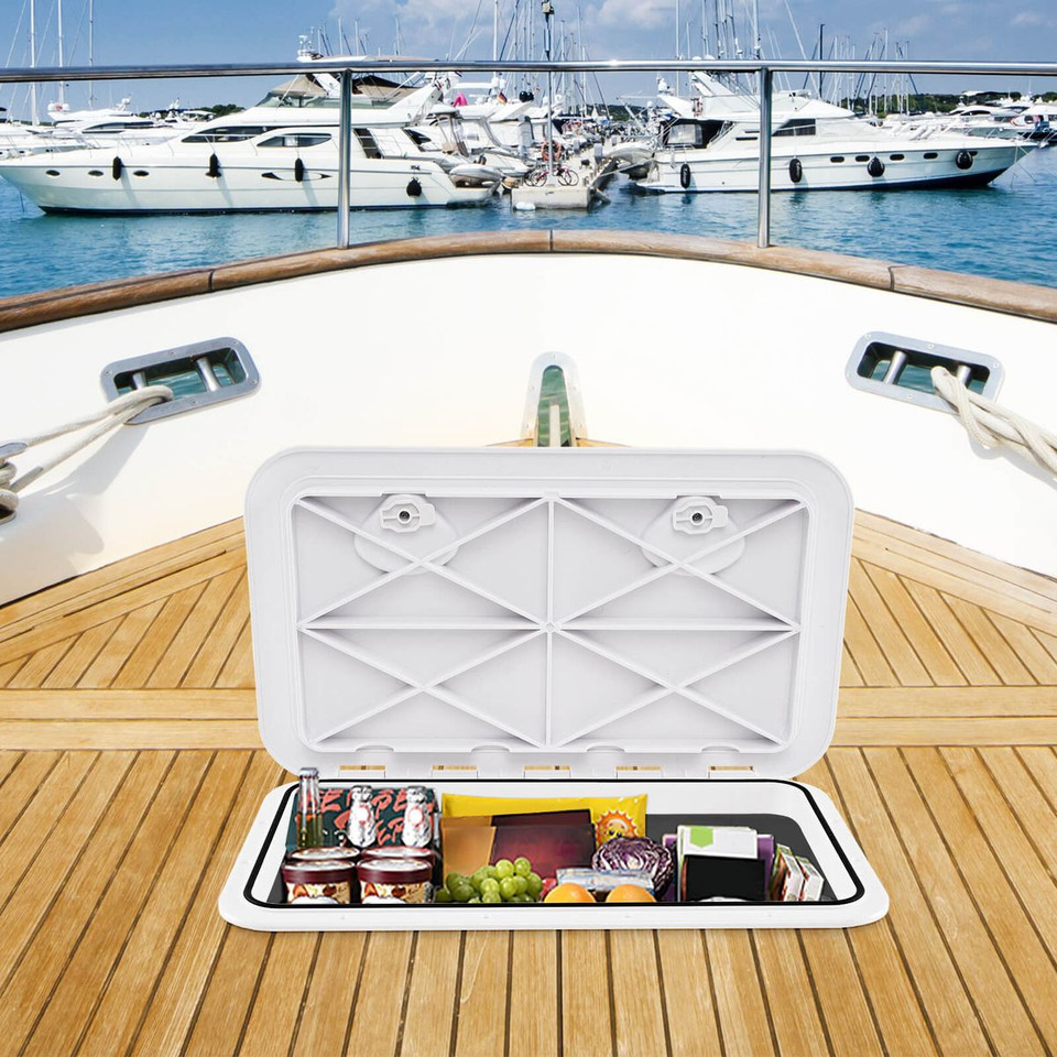 24" x 14" Boat Deck Access Hatch with 180° Lid Hinge  product image