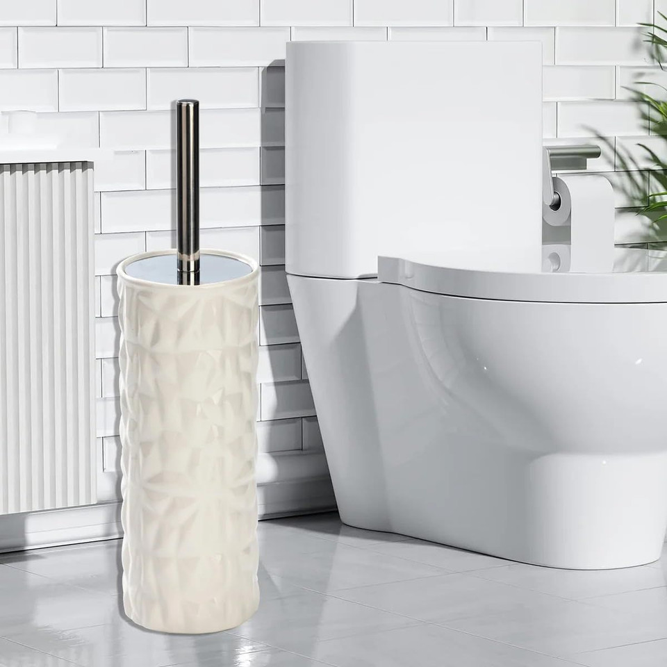 Ceramic Toilet Brush Holder Set product image