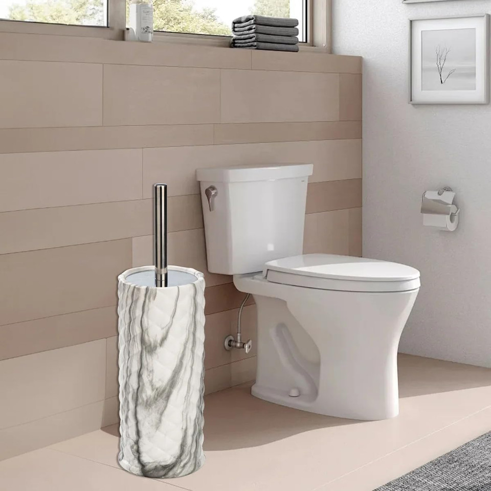 Ceramic Toilet Brush Holder Set product image