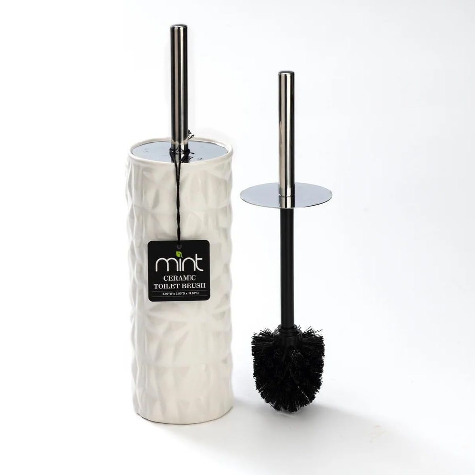 Ceramic Toilet Brush Holder Set product image