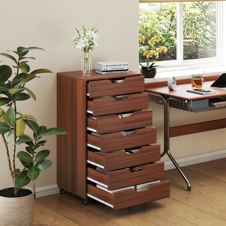 7-Drawer Rolling File Cabinet with Drawers  product image