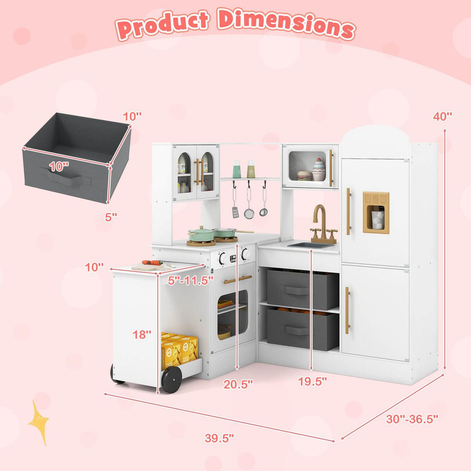 Kids Corner Kitchen Set with Lights and Sounds product image