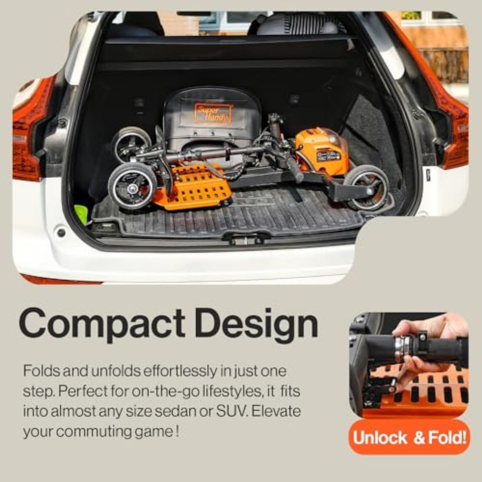 SuperHandy Passport Pro Mobility Scooter product image
