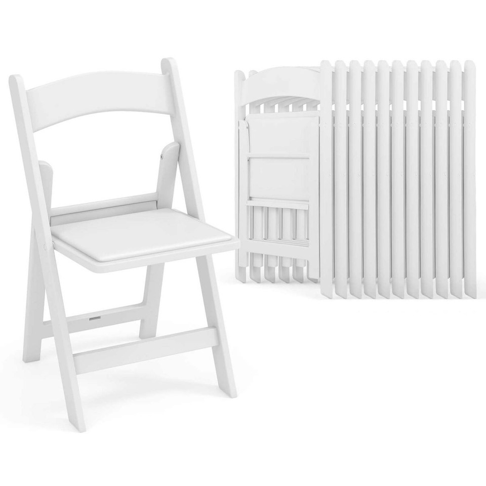 Resin Folding Chairs with Padded Seat product image