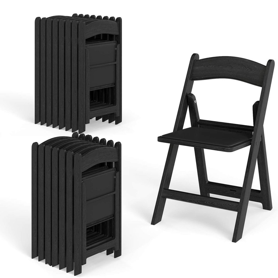 Resin Folding Chairs with Padded Seat product image