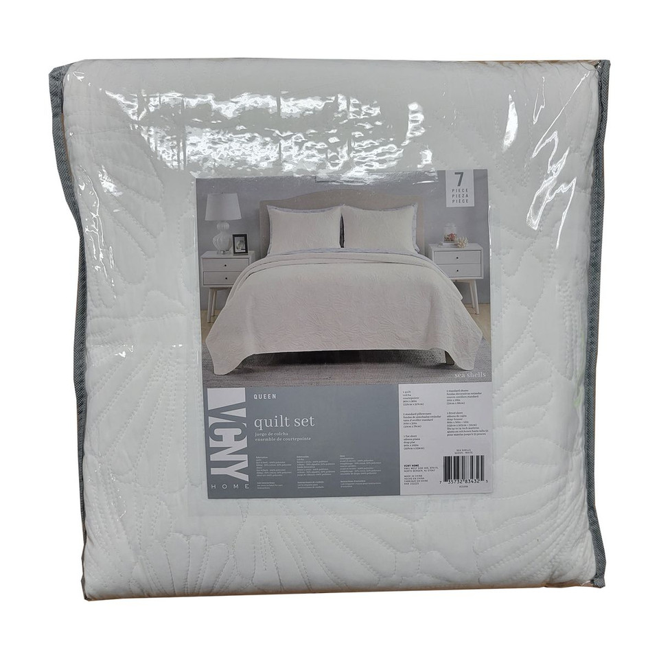 VCNY Home Seashells Bed-In-A-Bag Quilt Set product image