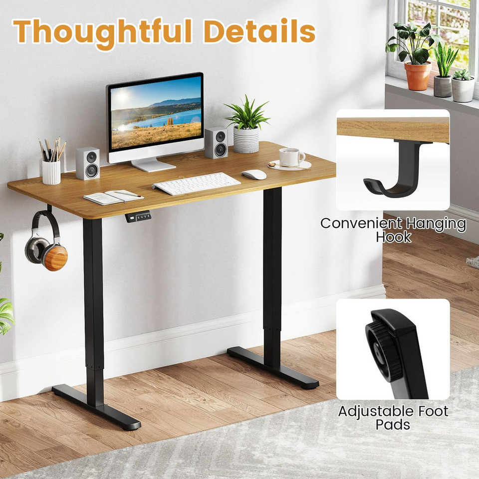  Electric Standing Desk Frame with LED Display and Child Lock Function product image