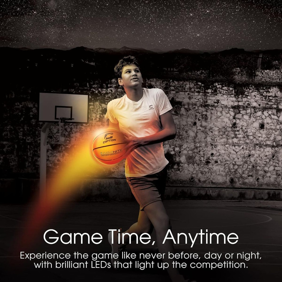 CIPTON LED Rubber Basketball (3 Sizes) product image