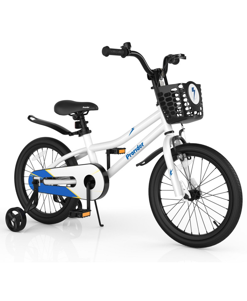 Kid's Bike with Removable Training Wheels and Basket product image
