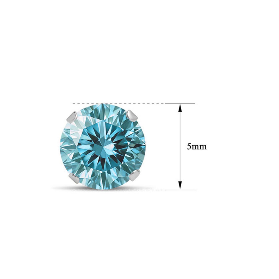 1 Carat Lab Created Moissanite Stud Earrings product image