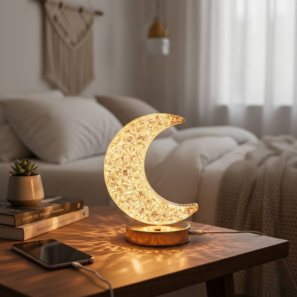 Rechargeable LED Acrylic Crystal Touch Light Lamp product image