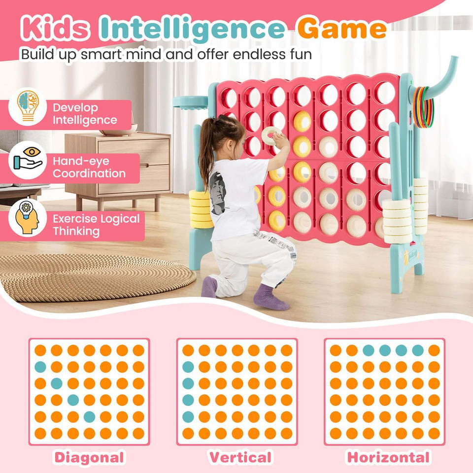 Jumbo 4-to-Score 4 in A Row Kids Game Set  product image