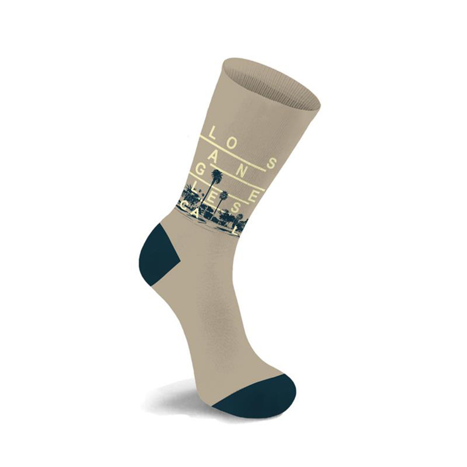 Everyday Wear Cotton Crew Length City/State Themed Socks (3-Pairs) product image
