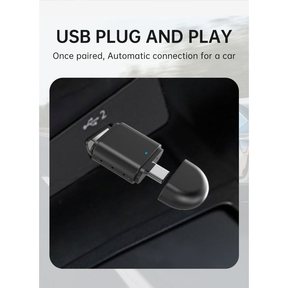 2-in-1 Wireless CarPlay & Android Auto Adapter product image