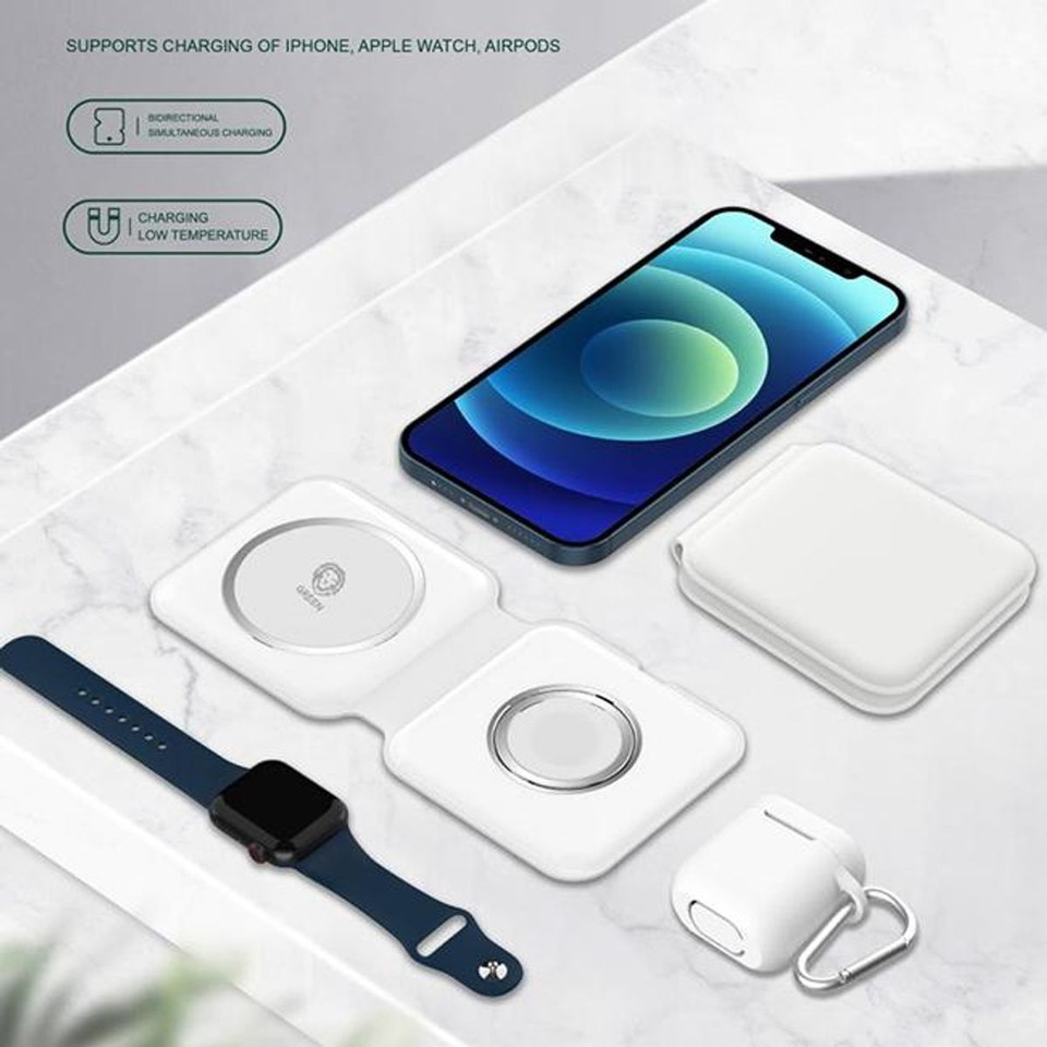  Foldable Magnetic Charger for Apple Watch, iPhone and AirPods product image