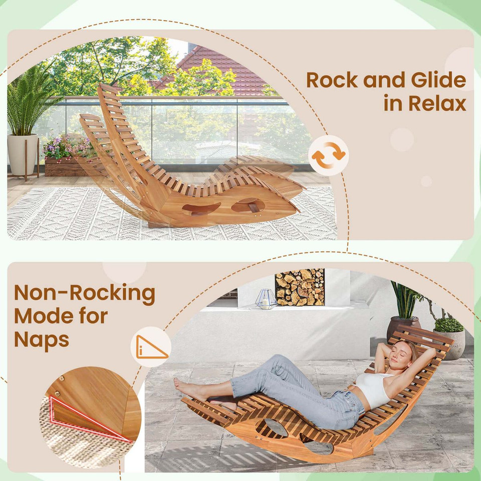 Outdoor Rocking Chaise Lounge product image