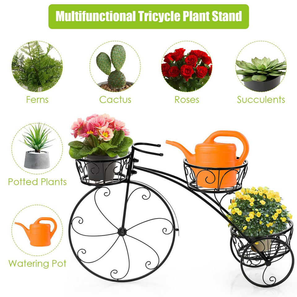 3-Tier Tricycle Plant Stand  product image