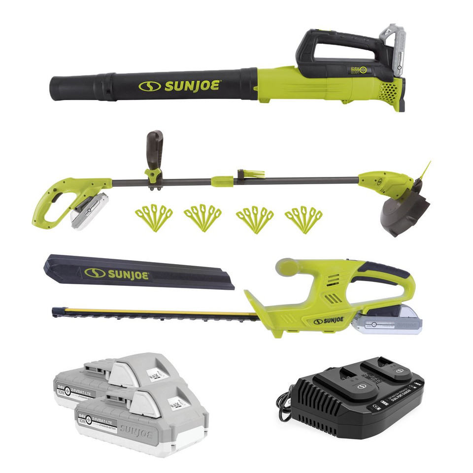 Sun Joe 24V 3-Tool Garden Combo Kit product image