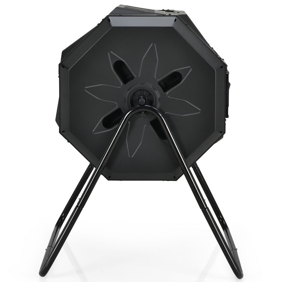 43-Gallon Composting Tumbler Bin with Dual Rotating Chamber product image