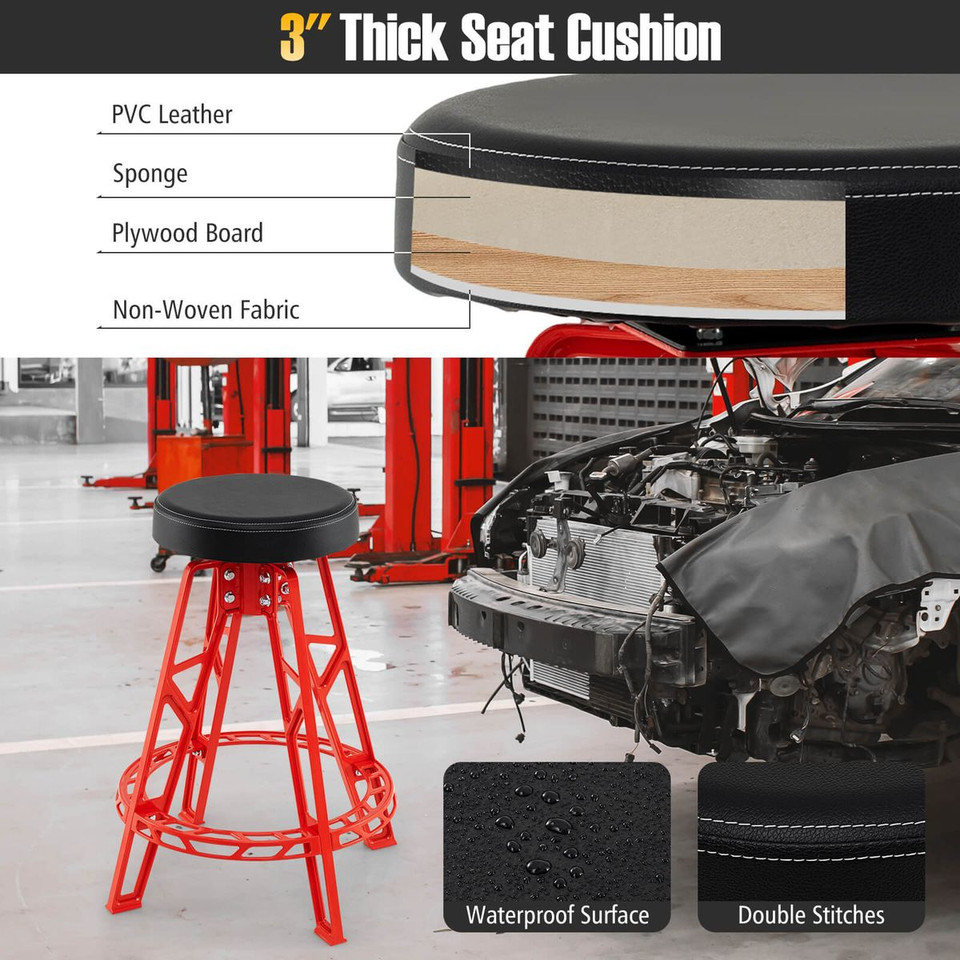 28-inch Tall Garage Stool product image