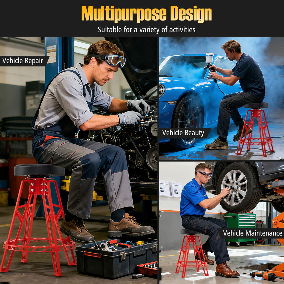 28-inch Tall Garage Stool product image