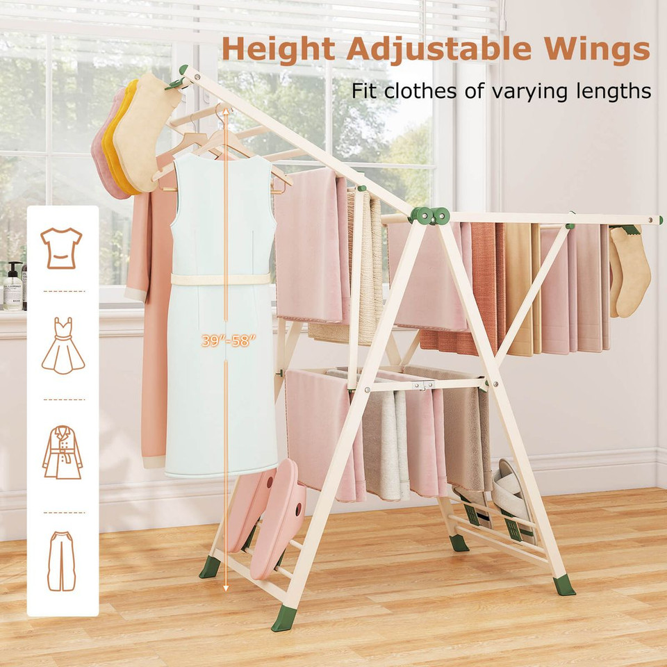 Foldable Metal Laundry Drying Rack product image