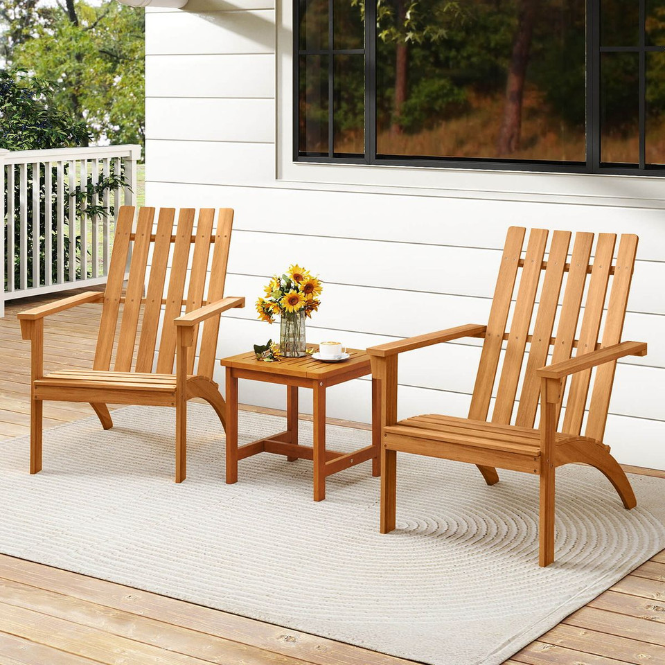 Patio Adirondack Chair with 100° Reclined Backrest product image