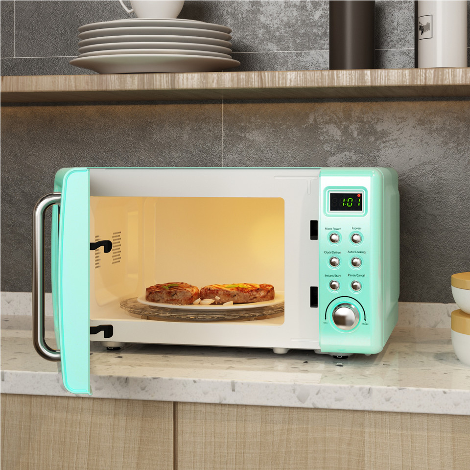 Retro Countertop Microwave Oven product image