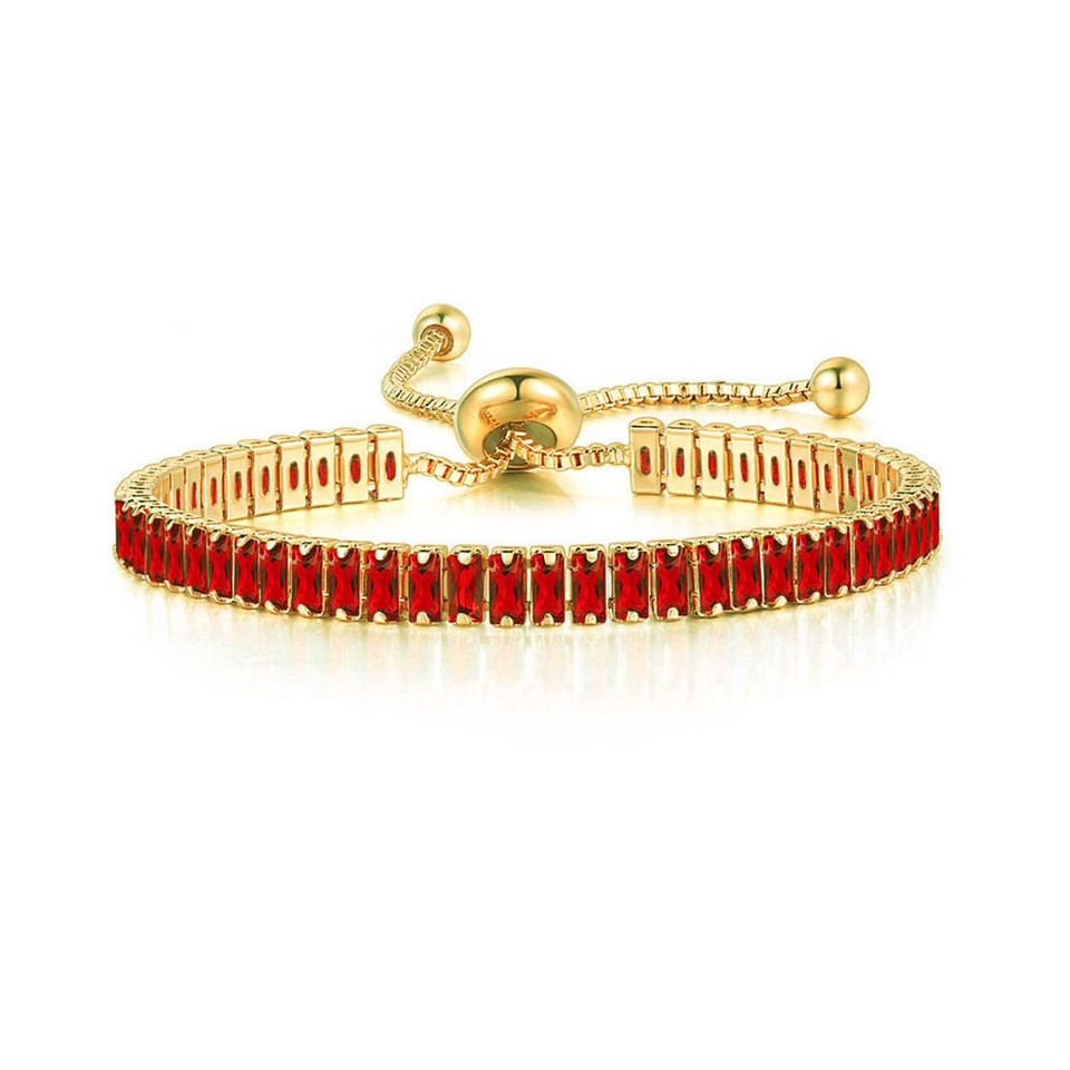 Women's Adjustable Baguette Stone Bracelet product image
