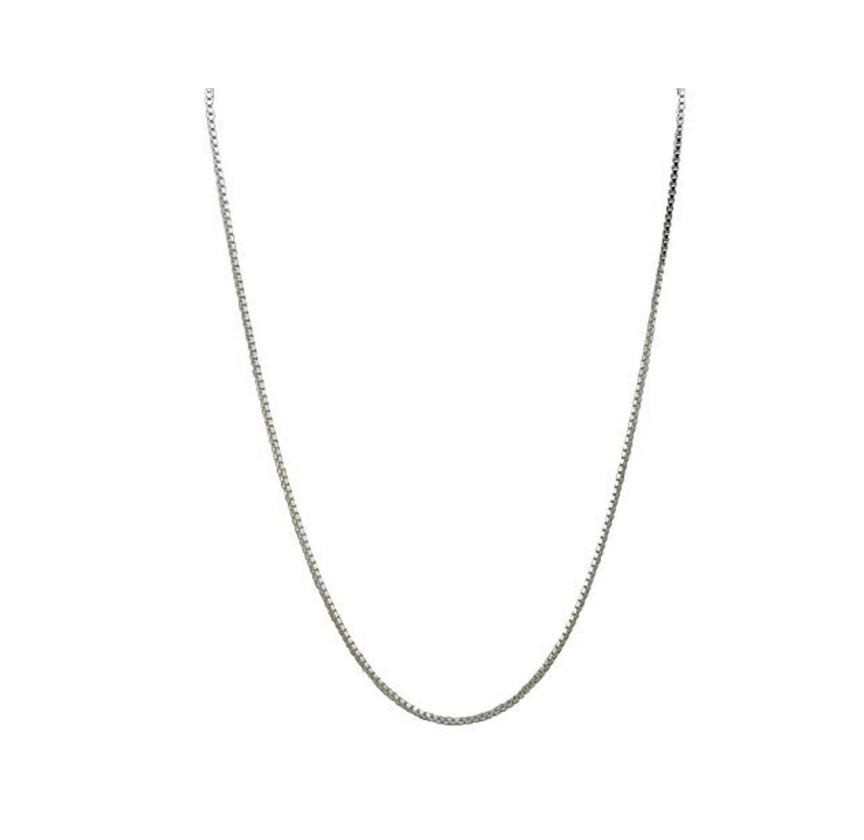Sterling Silver Box Chain - Choose 16" - 22" Lengths product image