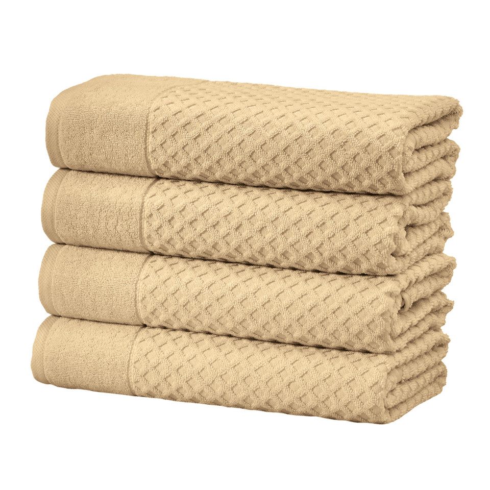 Waffle Diamond Bath Towels (2, 4, or 6-Pack) product image