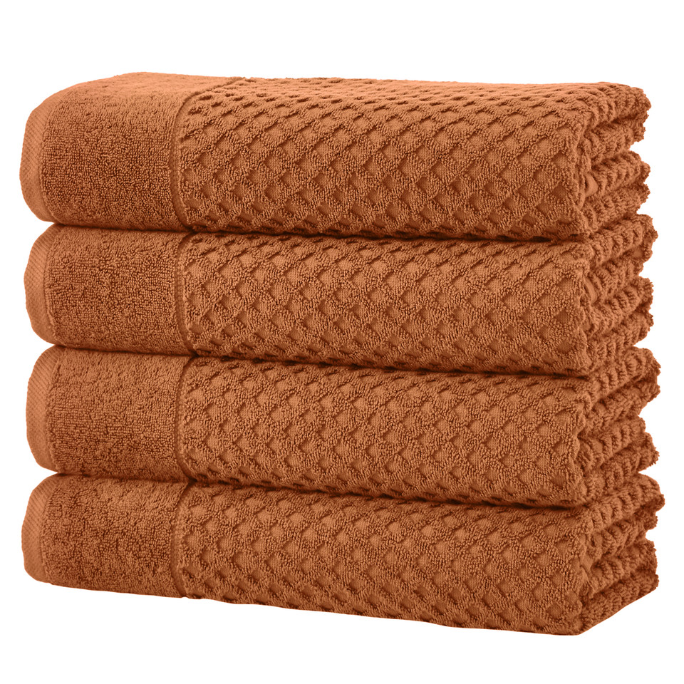 Waffle Diamond Bath Towels (2, 4, or 6-Pack) product image