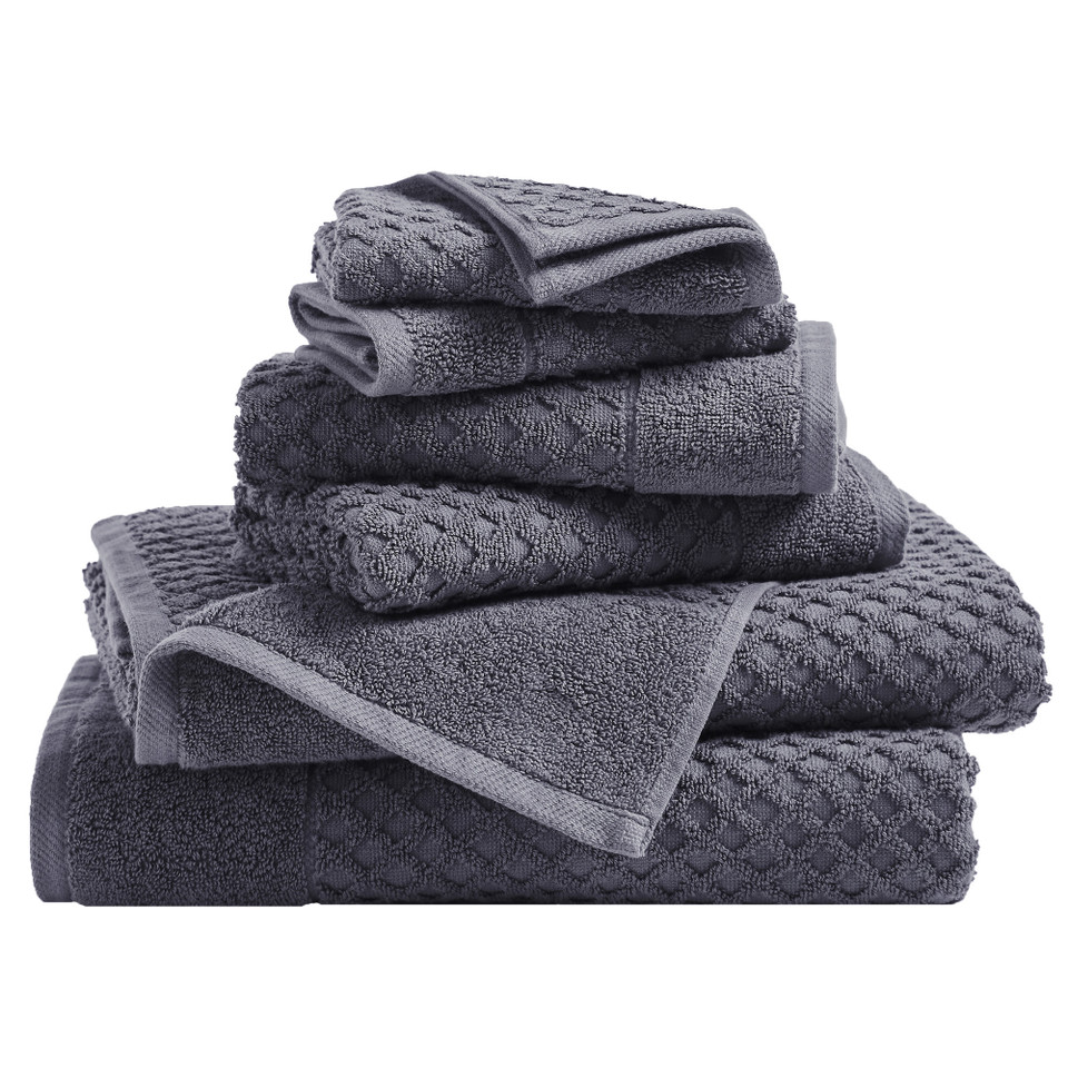 Waffle Diamond Bath Towels (2, 4, or 6-Pack) product image