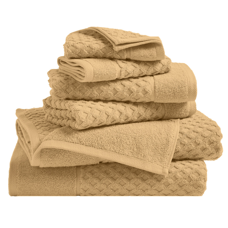 Waffle Diamond Bath Towels (2, 4, or 6-Pack) product image