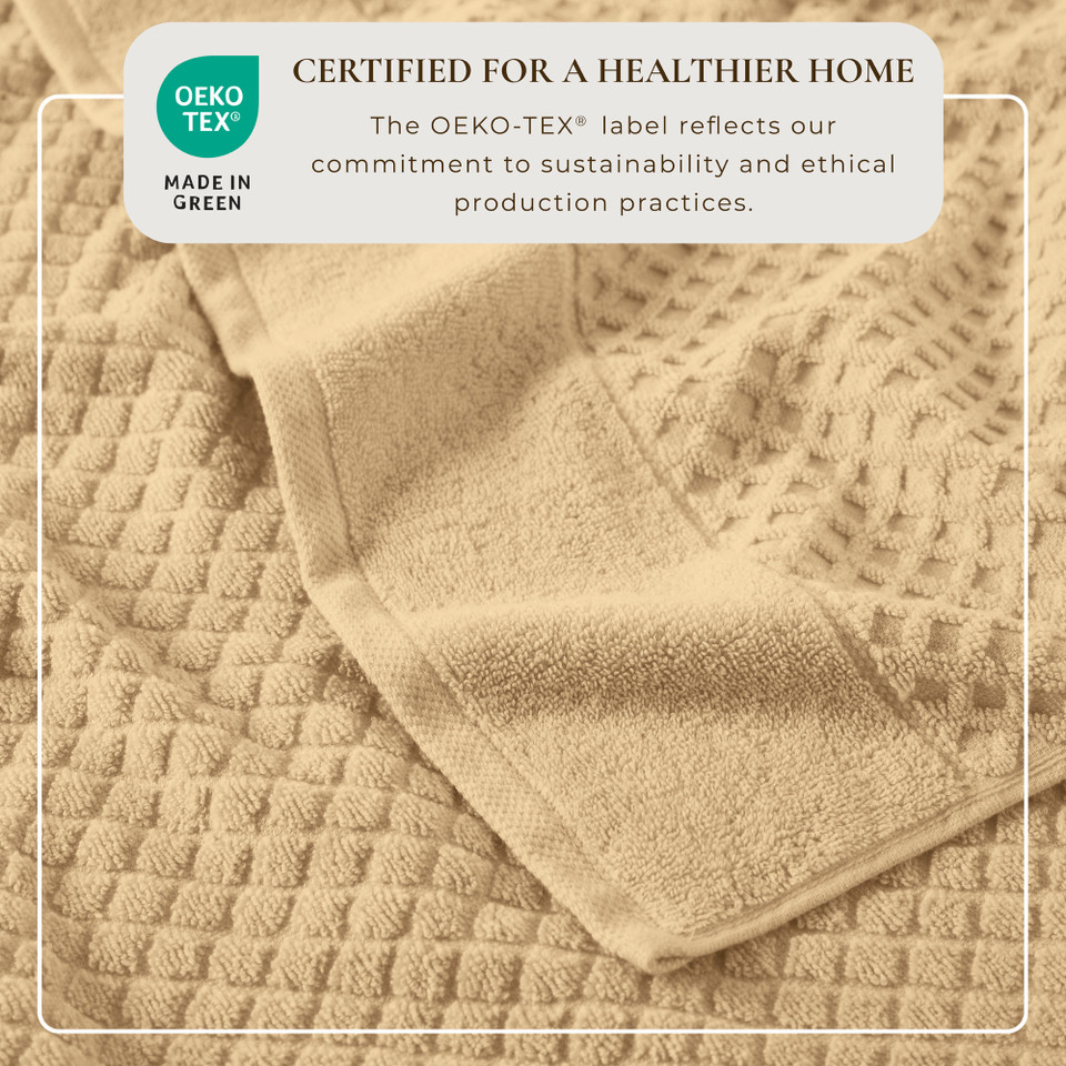 Waffle Diamond Bath Towels (2, 4, or 6-Pack) product image