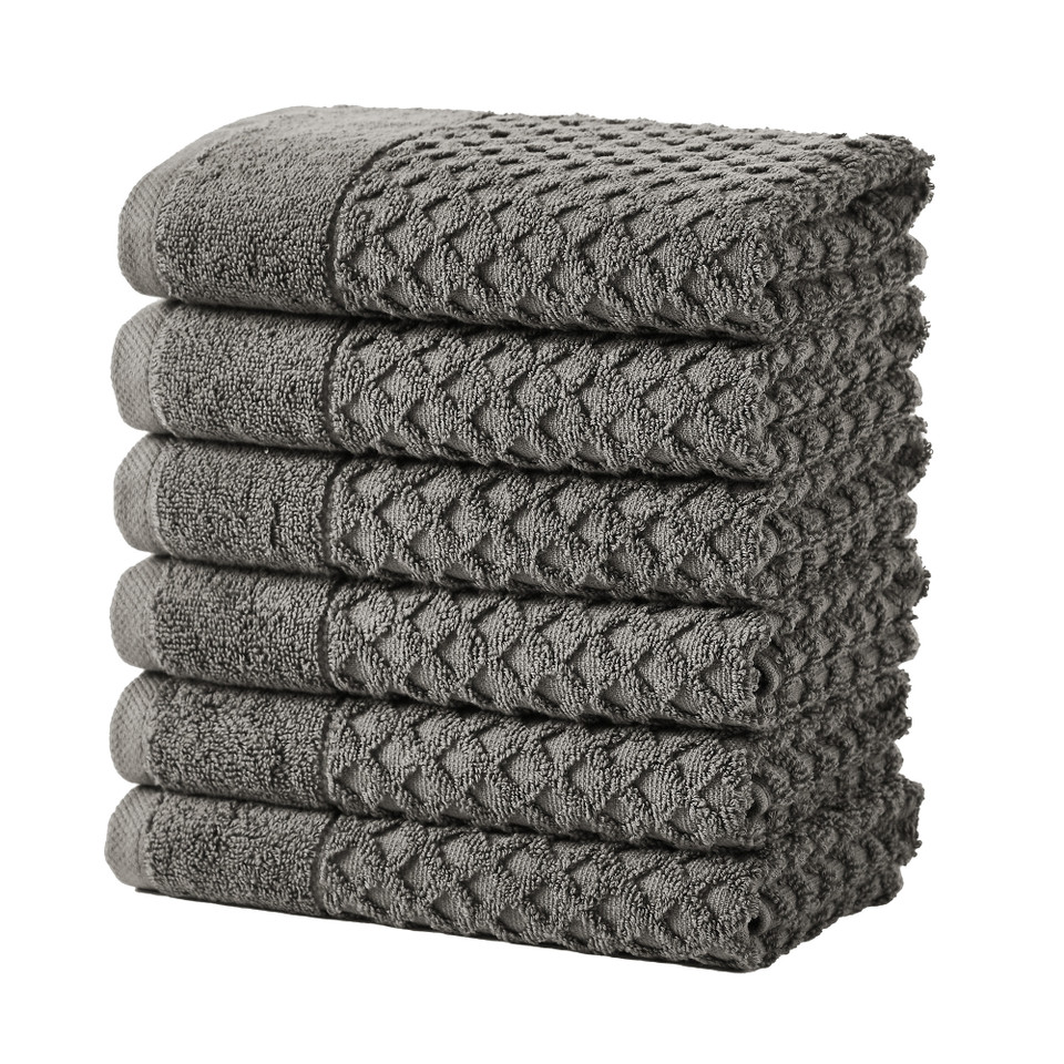 Waffle Diamond Bath Towels (2, 4, or 6-Pack) product image