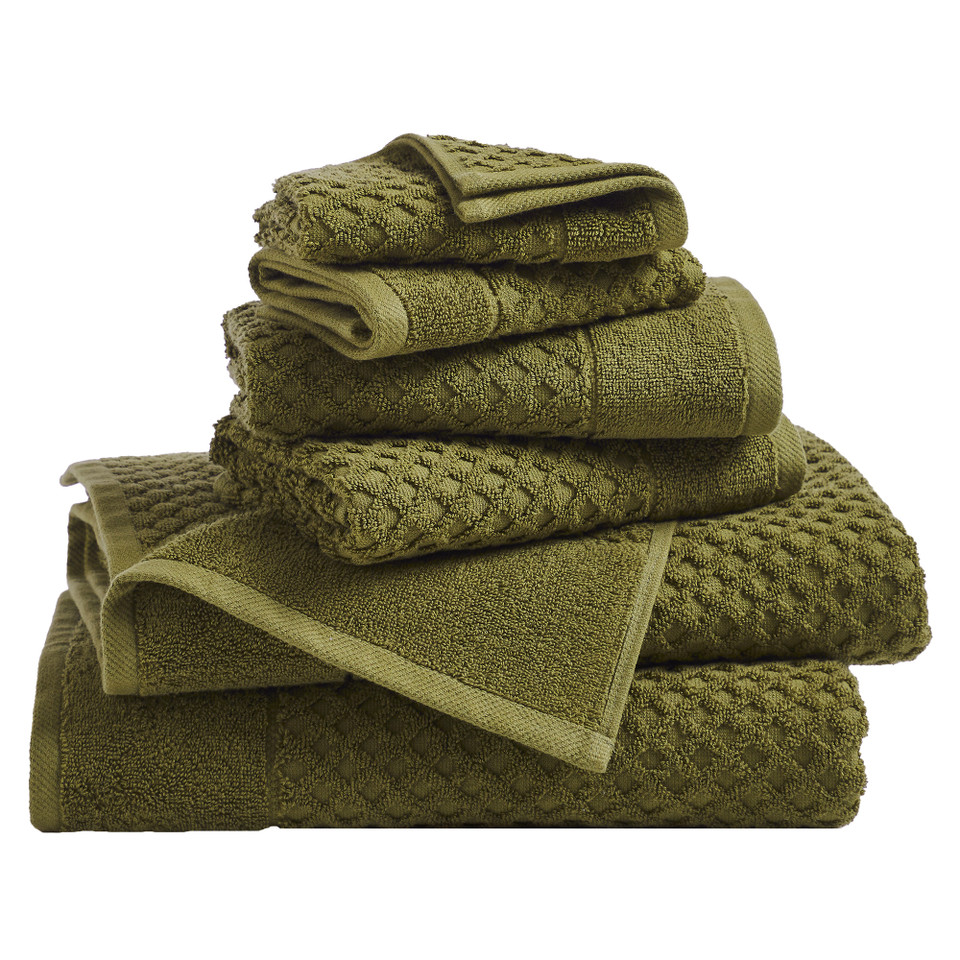 Waffle Diamond Bath Towels (2, 4, or 6-Pack) product image