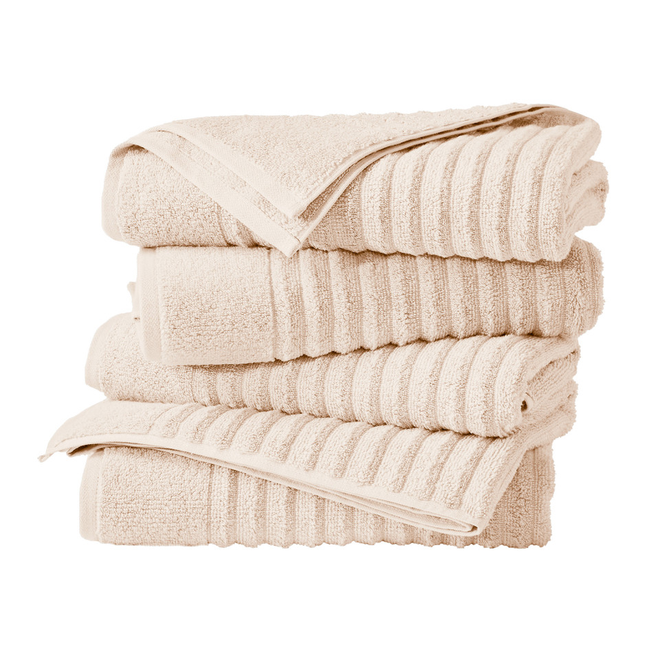 Ribbed Cotton Bath Towels (2, 4 or 6- Pack) product image