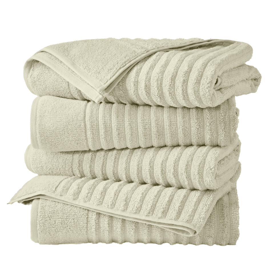 Ribbed Cotton Bath Towels (2, 4 or 6- Pack) product image