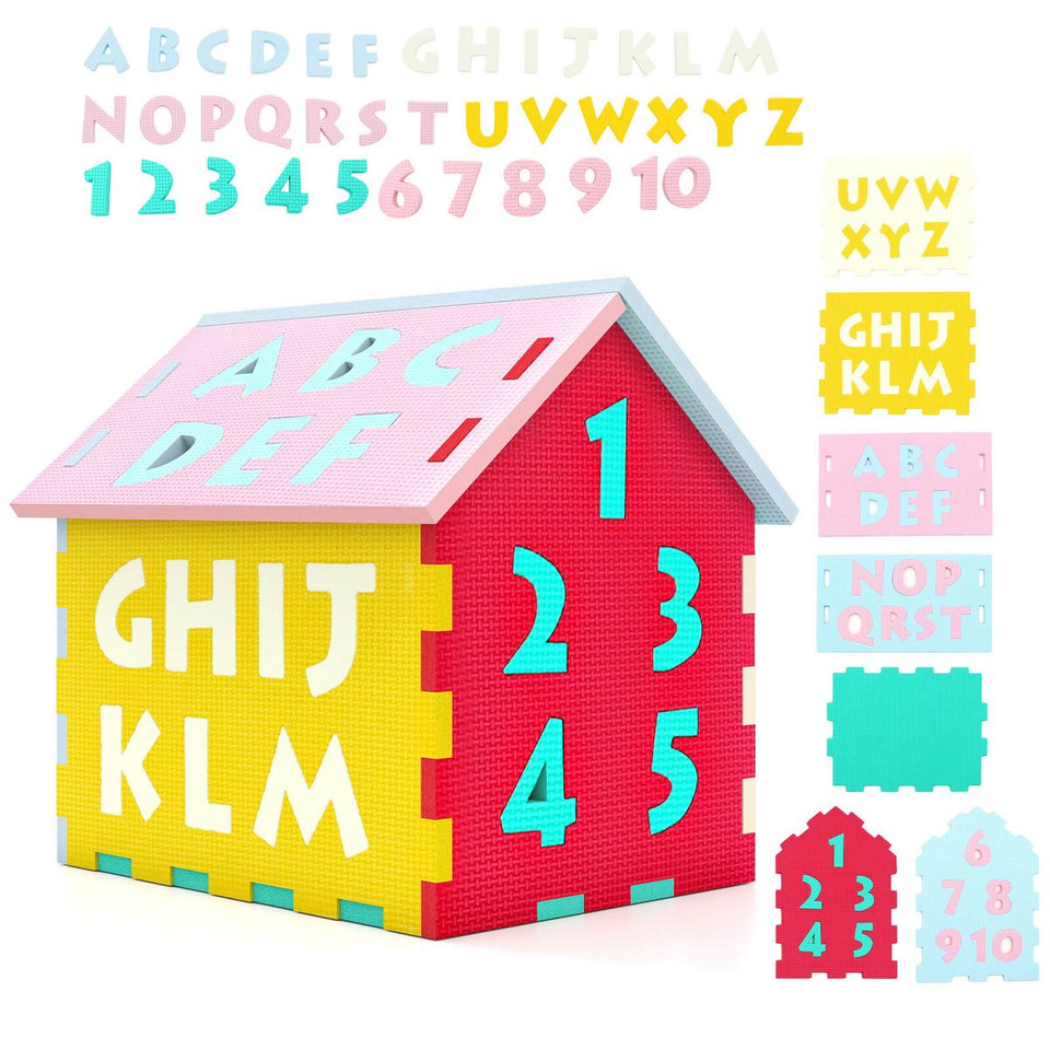 Kids' Soft Foam Playhouse (7 Pieces) product image