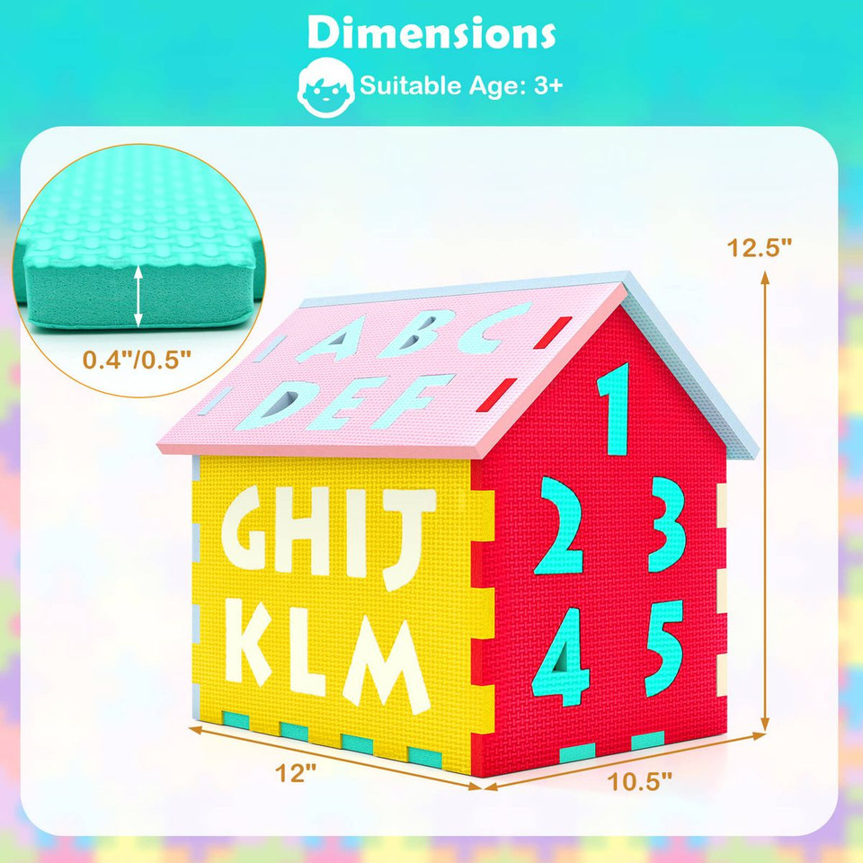 Kids' Soft Foam Playhouse (7 Pieces) product image