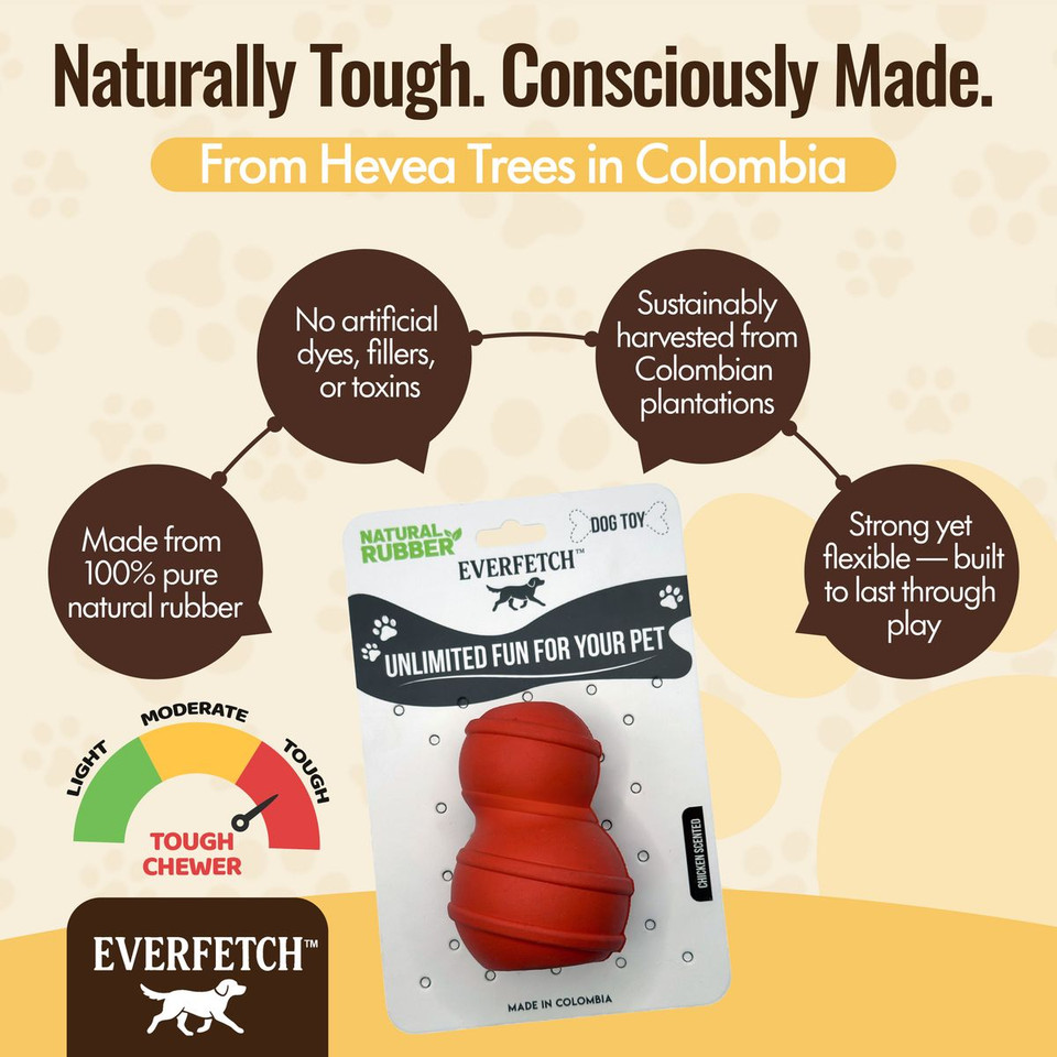 Everfetch Natural Rubber Scented Classic Dog Toys product image