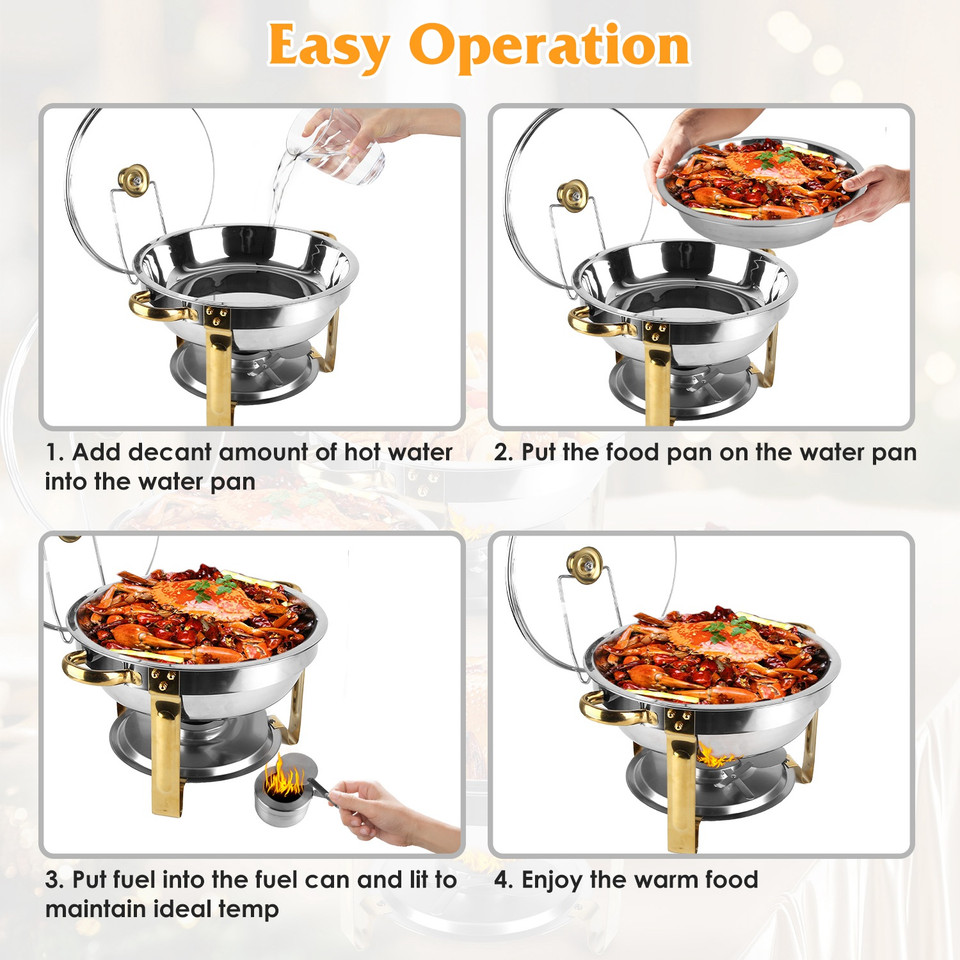 Chafing Dish Buffet Set (4-Pieces) product image