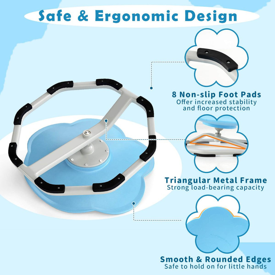 Kids Sensory Swivel Chair with Non-Slip Foot Pads product image