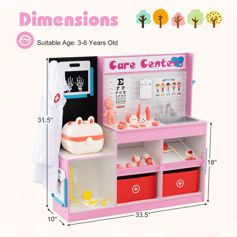 Interactive Medical Playset with Carrying Case and Accessories product image