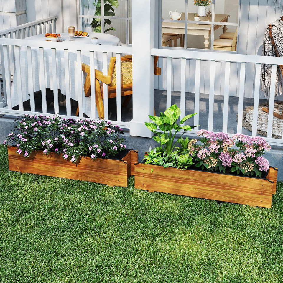 Wooden Raised Garden Bed with Drainage Holes product image