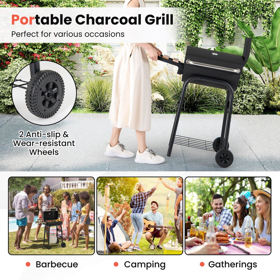 Barrel Charcoal Grill with Adjustable Air Vents  product image